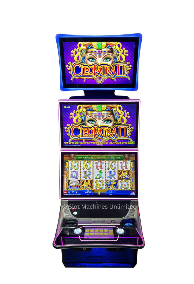 Crystal 2727 Cleopatra II Slot Machine