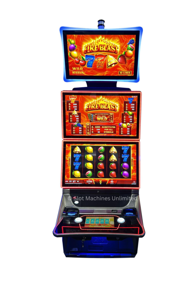 Crystal 2727 Fire Blast Slot Machine