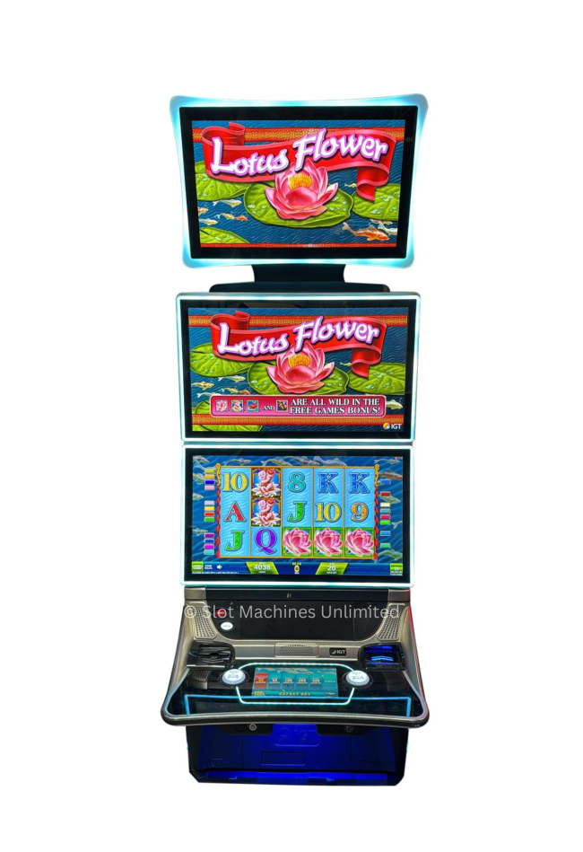 Crystal 2727 Lotus Flower Slot Machine
